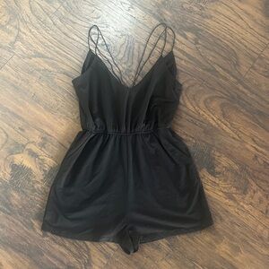 Sparkle & Fade straps short romper size S